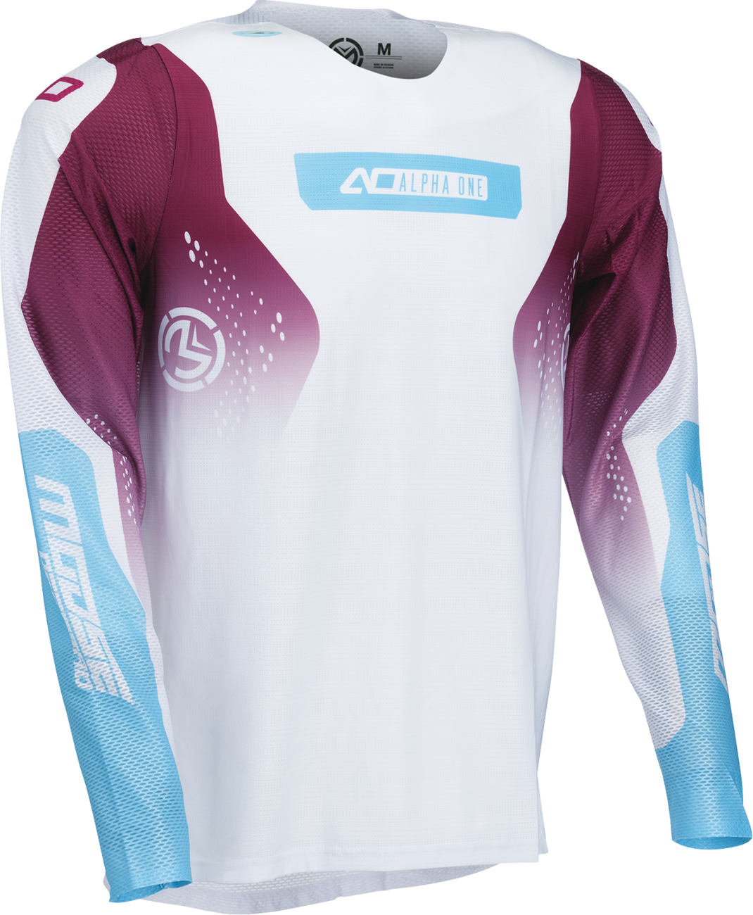 MOOSE Offroad Alpha One Jersey White/Purple - XS (Part Number 2910-8814)
