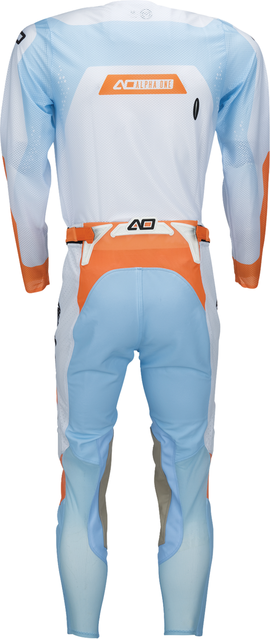 MOOSE OFFROAD Alpha One Pants - Blue/Orange, US 36 - Part 2901-12931