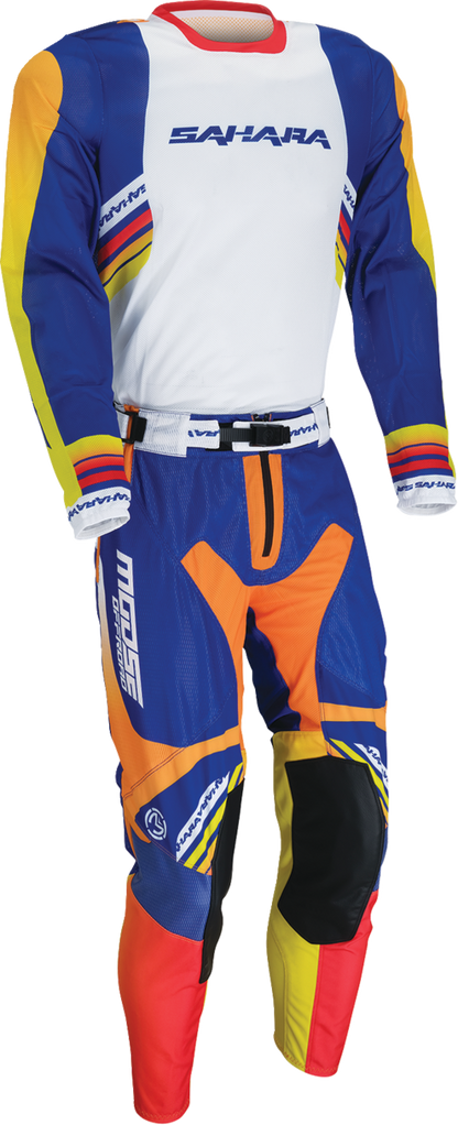 MOOSE Offroad Sahara Pants US 36 with Durable Knee Panels and Ventilated Mesh