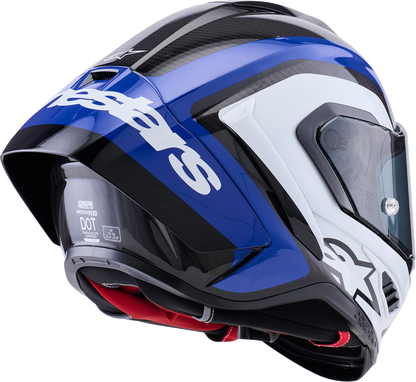 ALPINESTARS Supretech R10 Helmet - 22.06 - Arius - Gloss Black/White/Blue - Small