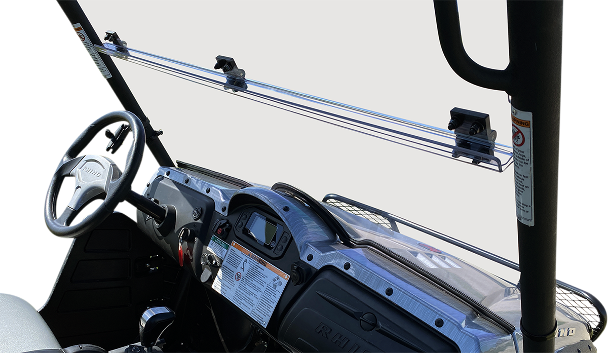 MOOSE OFFROAD Full Folding Windshield - Deluxe for Rhino V000353-12200M