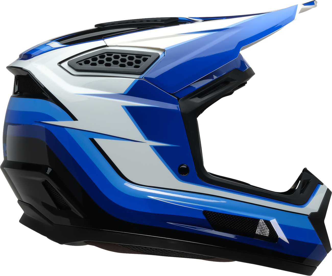Z1R Dirt Maxx Helmet Vortex Blue/White XS (Part Number 0110-9687)