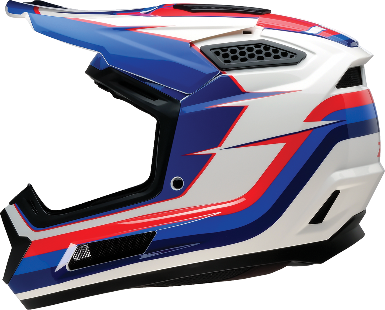 Z1R Dirt Maxx Helmet Vortex - Red/White/Blue, Small | Part Number 0110-9722