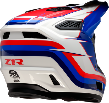 Z1R Dirt Maxx Helmet Vortex - Red/White/Blue, Small | Part Number 0110-9722
