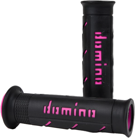 Domino Racing XM2 Grips Black/Pink Pair