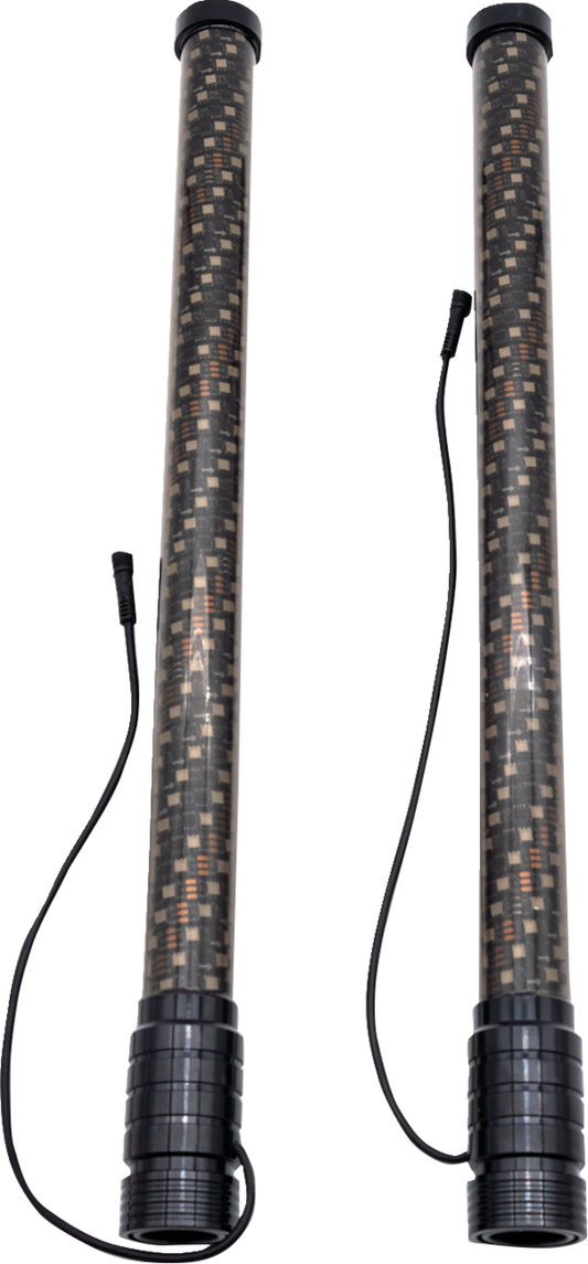 BRITE-LITES Light Rod 2' BL-WPCD with RGB Controller and Black Diffused Whips