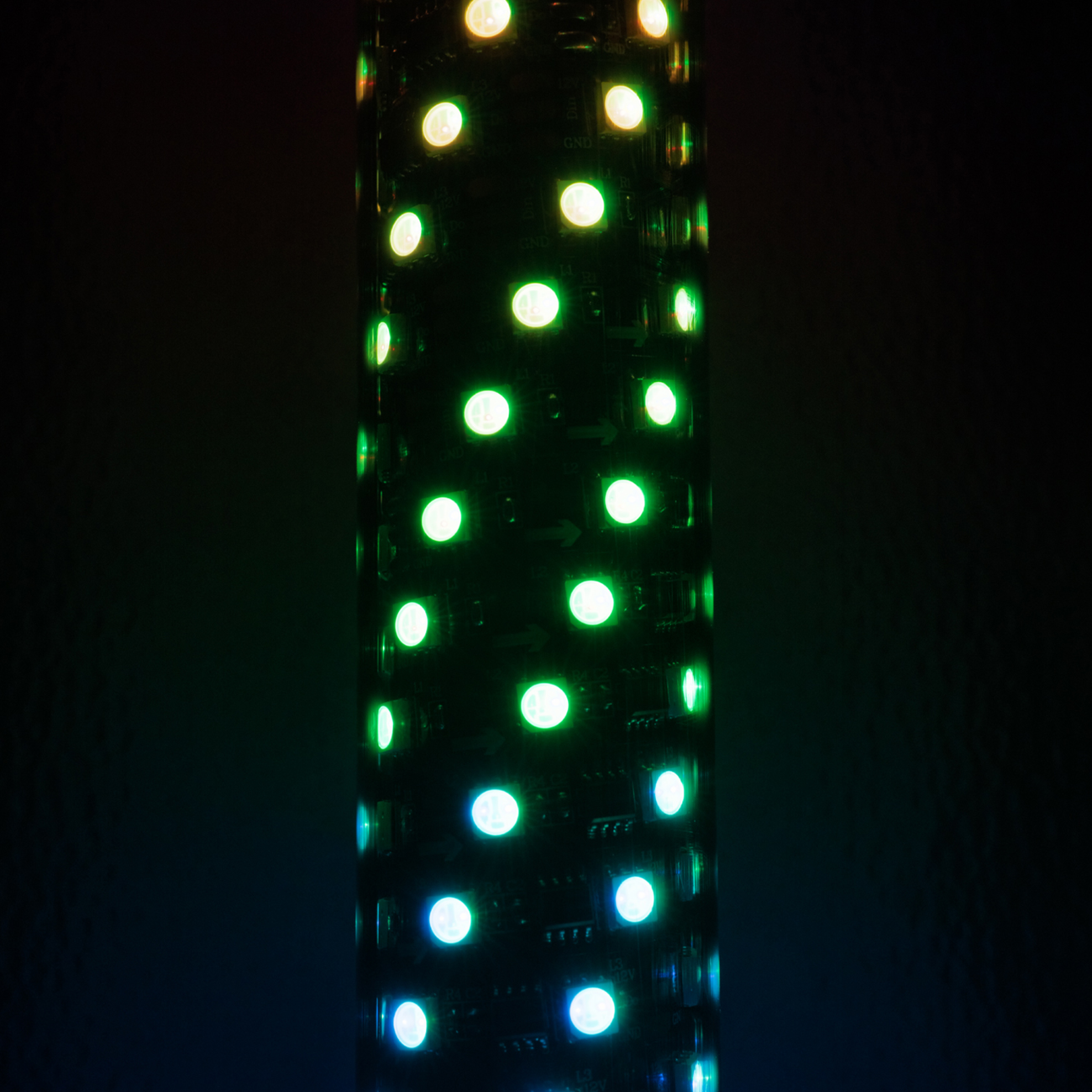 BRITE-LITES Light Rod 2' BL-WPCD with RGB Controller and Black Diffused Whips