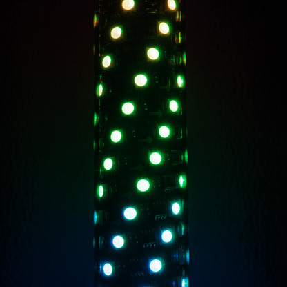 BRITE-LITES Light Rod 2' BL-WPCD with RGB Controller and Black Diffused Whips