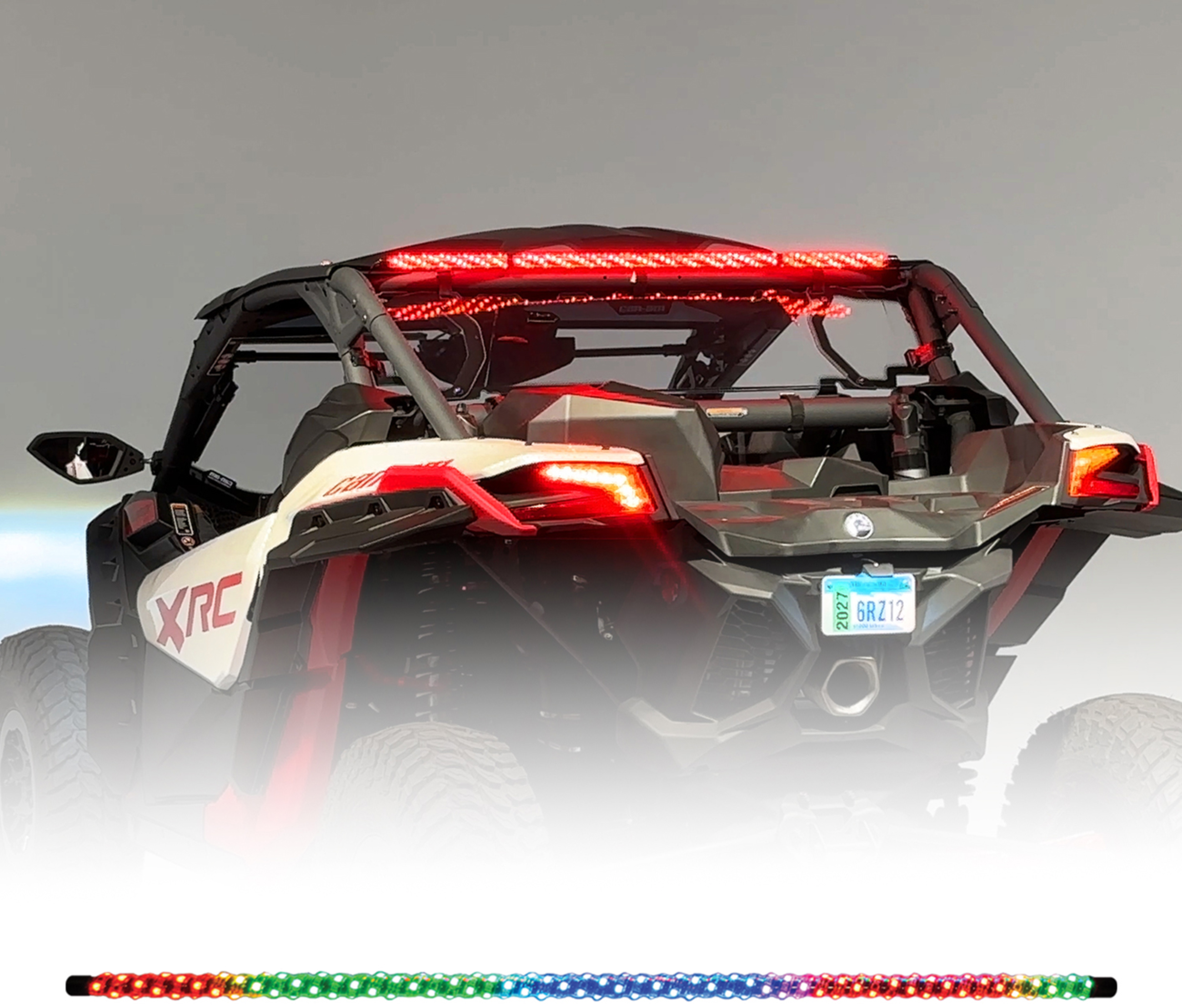BRITE-LITES 44-Inch Whip Chase Light with RGB Bluetooth Remote - Model BL-CWL