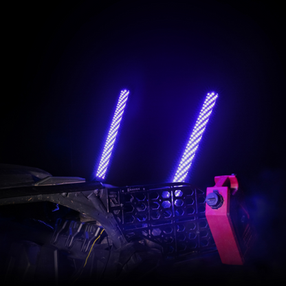 BRITE-LITES Light Rod 2' BL-WPCD with RGB Controller and Black Diffused Whips