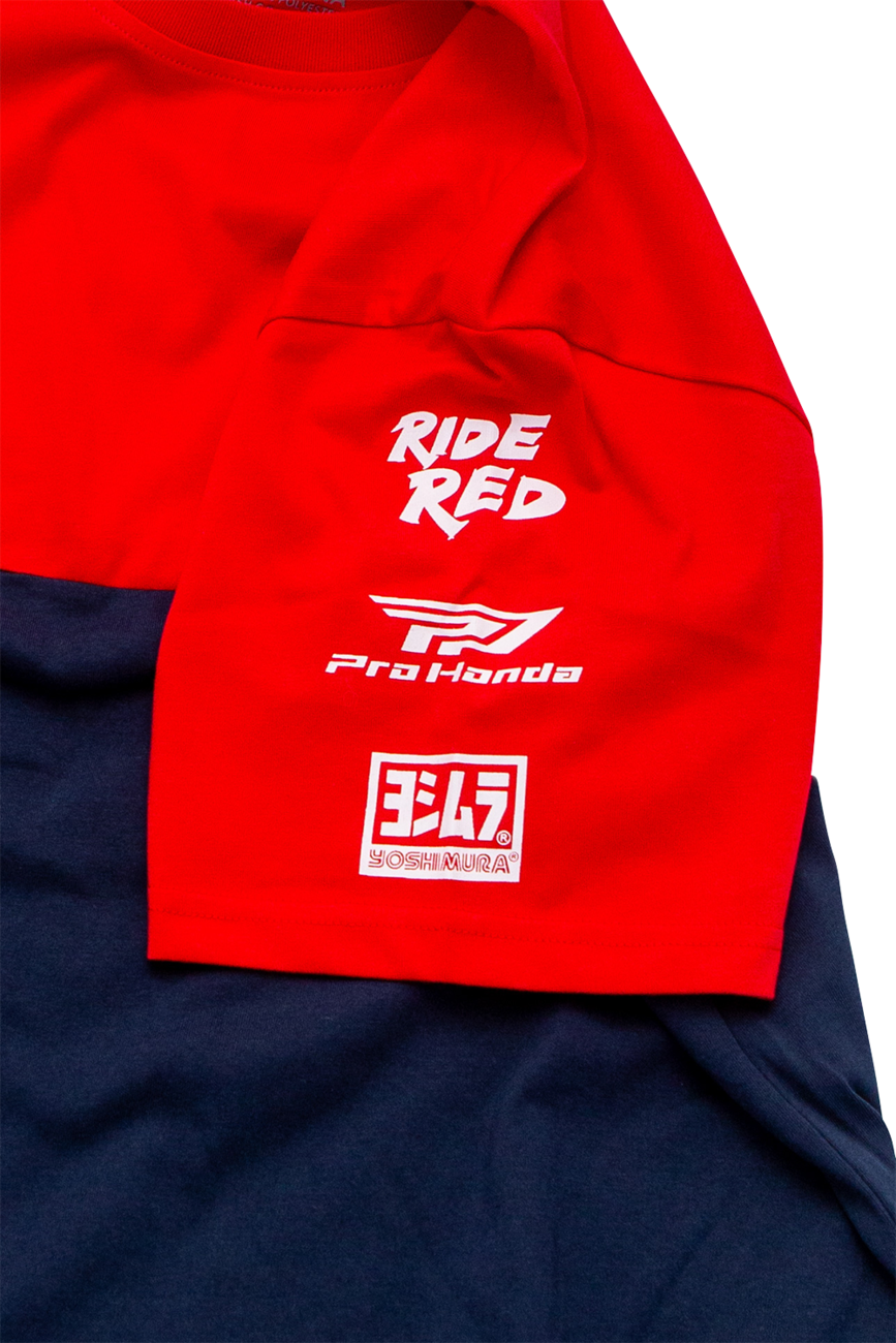 D'COR VISUALS Honda Team2 T-Shirt - Navy - Medium 80-134-2