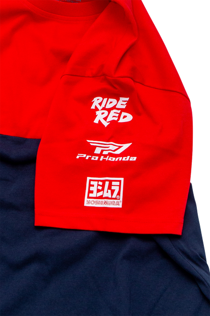D'COR VISUALS Honda Team2 T-Shirt - Navy - Medium 80-134-2
