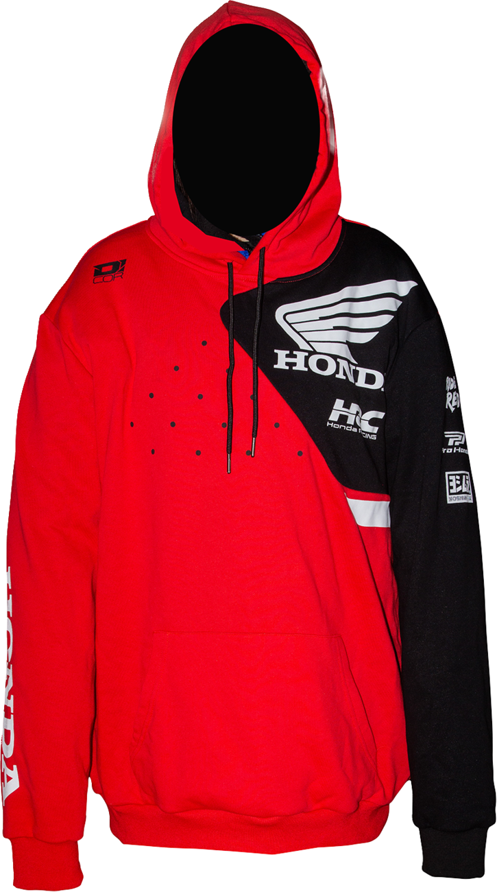 D'COR VISUALS Honda Team2 Sweatshirt - Red - 2XL 85-219-5