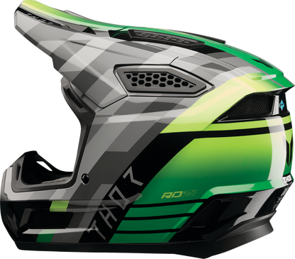 THOR Fleet Helmet Camber – Black/Green, Medium (Part #0110-9401)