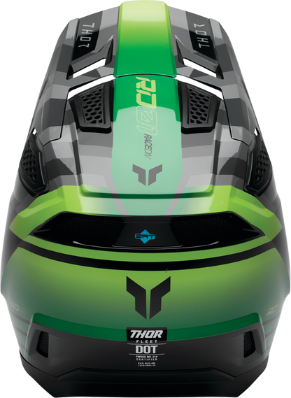 THOR Fleet Helmet Camber – Black/Green, Medium (Part #0110-9401)