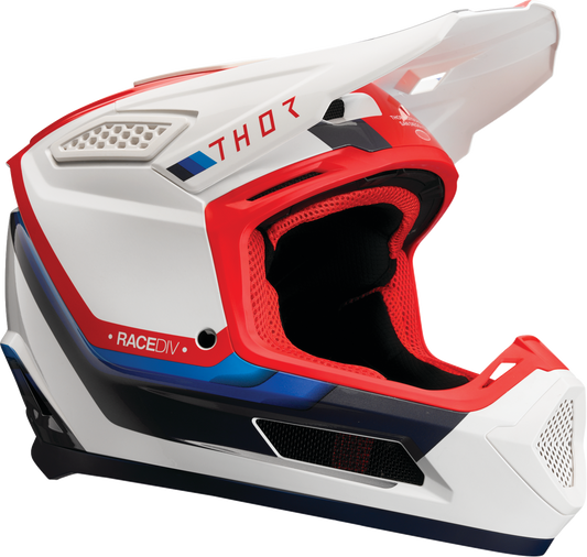 THOR Fleet Defy Helmet - White/Red/Blue Large Model 0110-9444