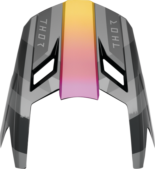 THOR Fleet Visor Kit - Camber Black/Magenta for L-2XL Helmets, Part 0132-1978