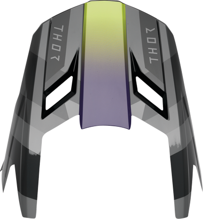 THOR Fleet Visor Kit - Camber - Black/Purple for XS-M Helmets (Part Number 0132-1979)