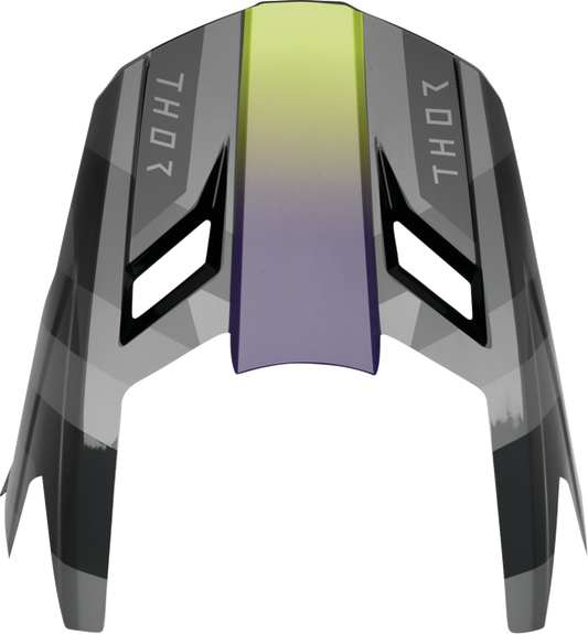 THOR Fleet Visor Kit - Camber - Black/Purple for XS-M Helmets (Part Number 0132-1979)