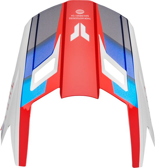 THOR Fleet Visor Kit for Defy Helmets - Red, White & Blue - Large to 4XL (Part #0132-1990)