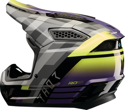 THOR Fleet Helmet Camber XS Black/Purple 0110-9411 – Durable Motorcross Helmet with Advanced Impact Protection