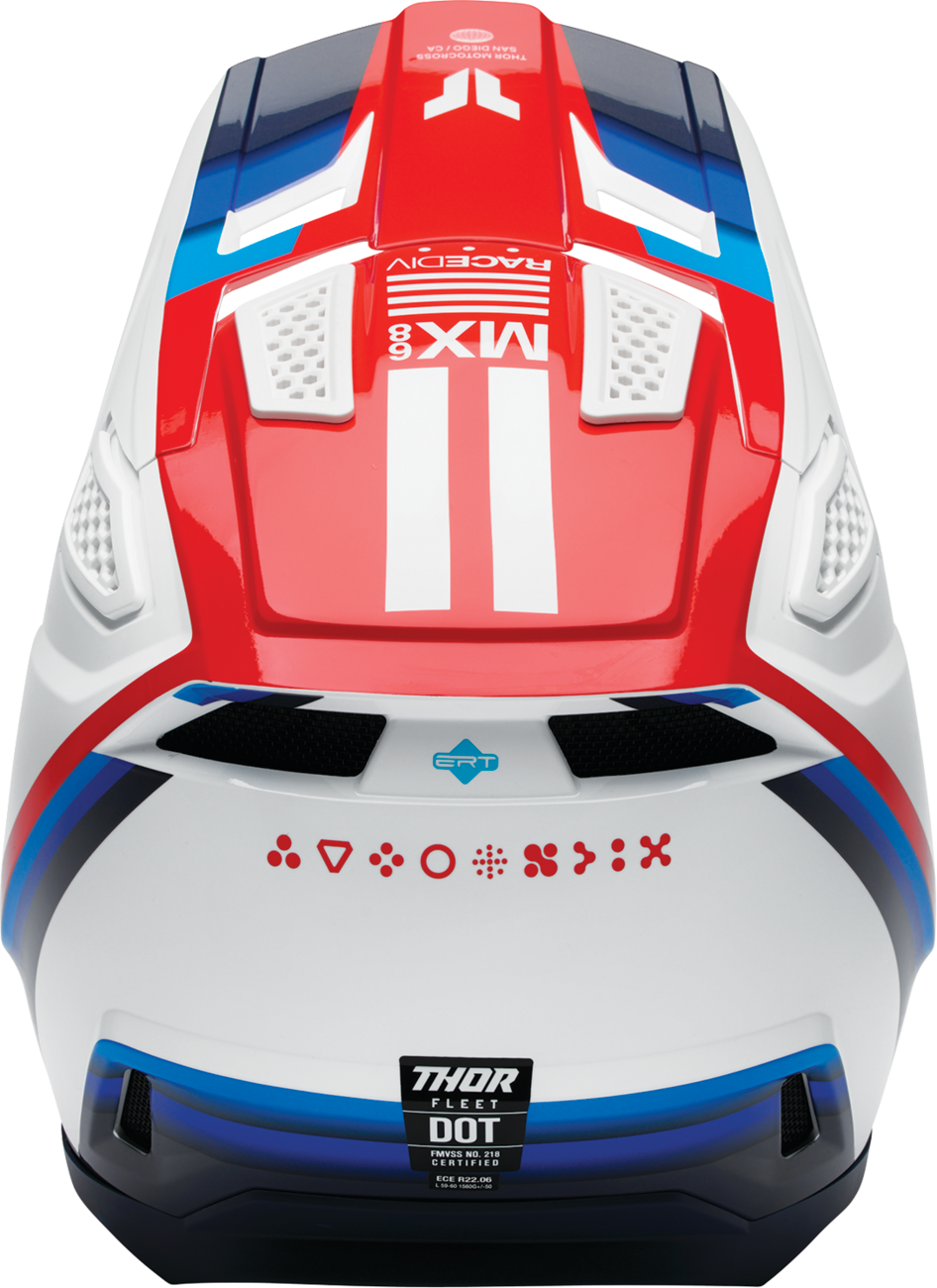 THOR Fleet Defy Helmet 2XL with Impact-Absorbing Shell and Ventilation System