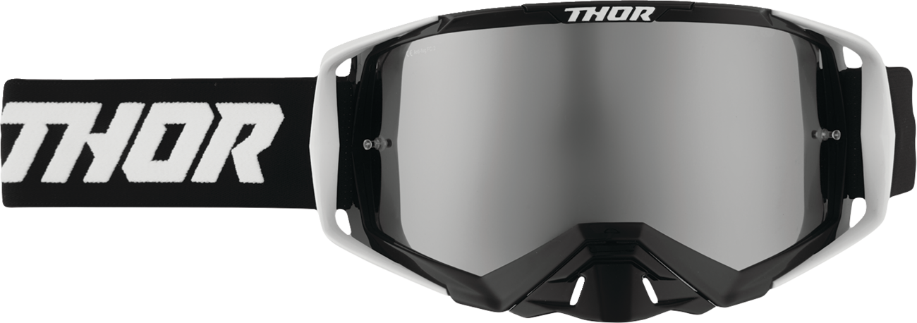 THOR Activate Goggle Flite Black with Silver Mirror Lens - Part 2601-3702