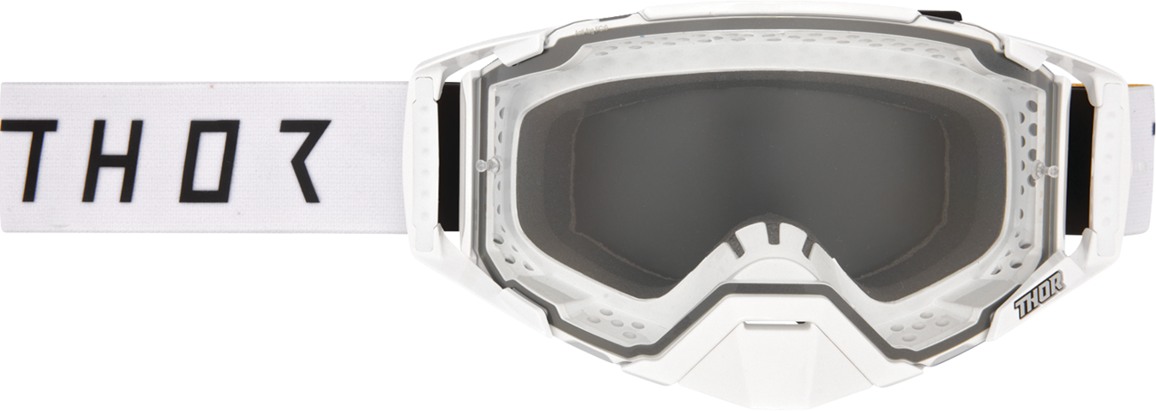 THOR Ascend LTD Goggle Synth White with Clear Lens – Part Number 2601-4019