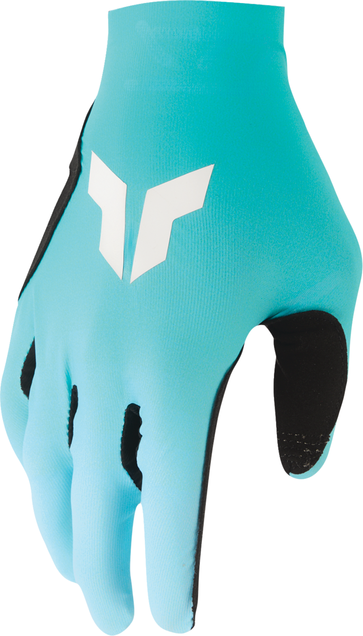 THOR Sportmode Iconic Gloves - Aqua/Powder Blue, Size XS (Part No. 3330-9112)