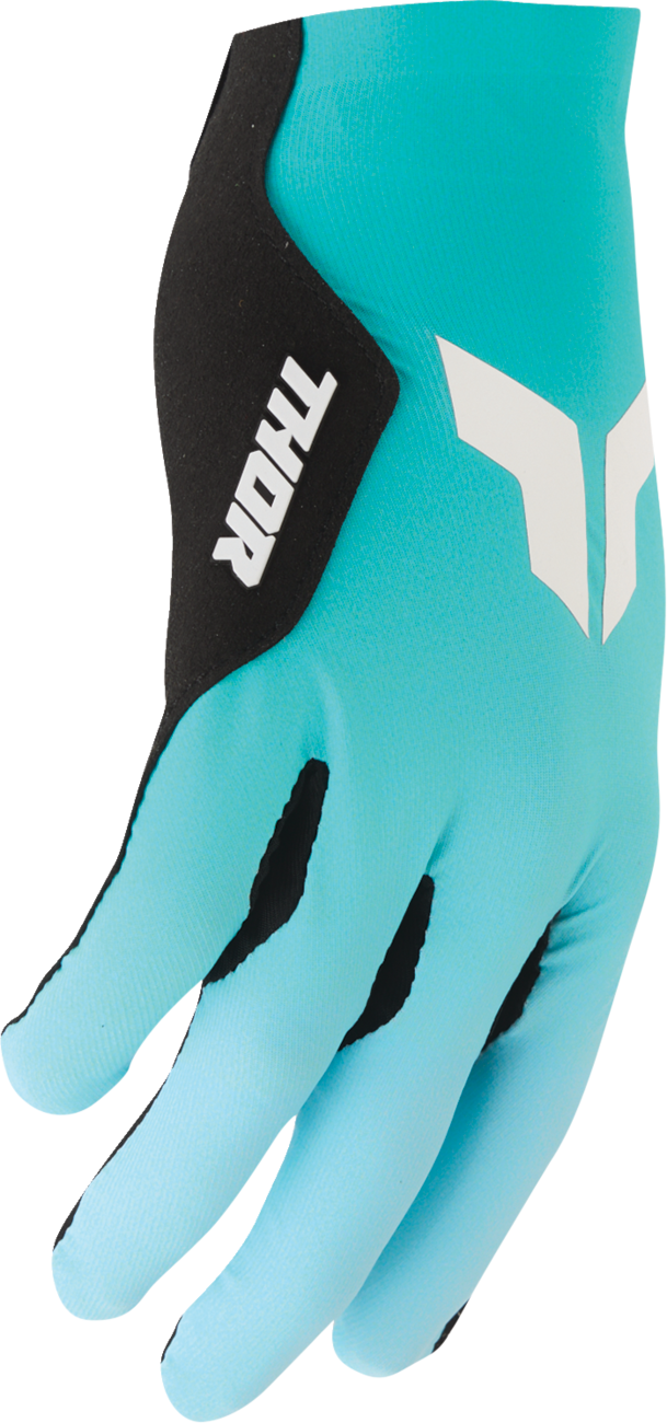 THOR Sportmode Iconic Gloves Aqua/Powder Blue Small - Model 3330-9113