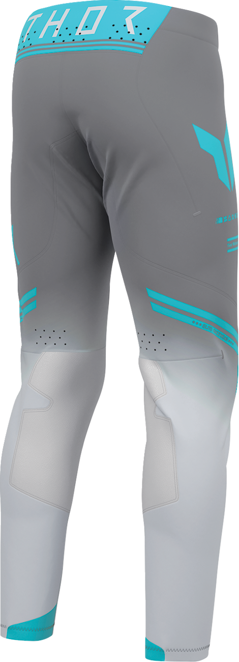 THOR Sportmode Geo Pants - Charcoal/Gray, US 32 - Durable 4-Way Stretch Performance Gear