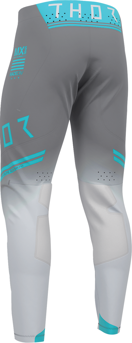 THOR Sportmode Geo Pants - Charcoal/Gray, US 32 - Durable 4-Way Stretch Performance Gear