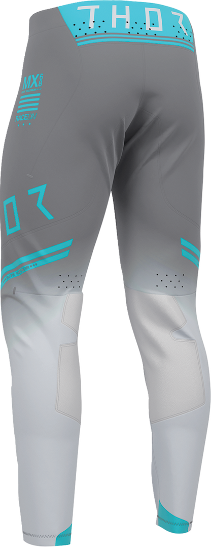 THOR Sportmode Geo Pants - Charcoal/Gray, US 32 - Durable 4-Way Stretch Performance Gear