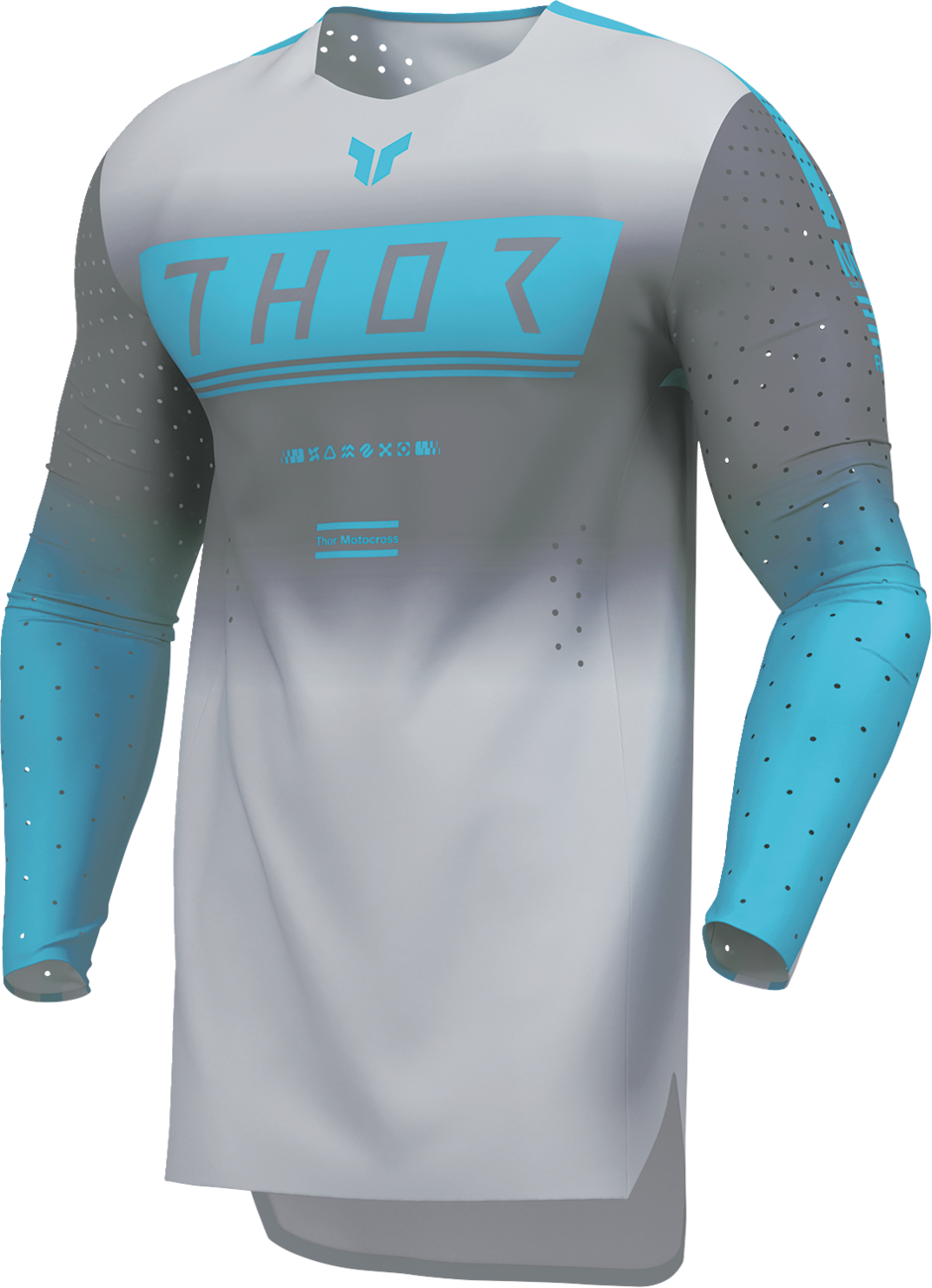 THOR Sportmode Geo Jersey 2XL - Charcoal/Gray, Part Number 2910-8751