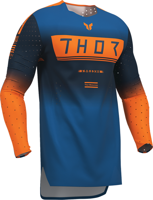THOR Sportmode Geo Jersey - Midnight/Blue, Medium – Part Number 2910-8753