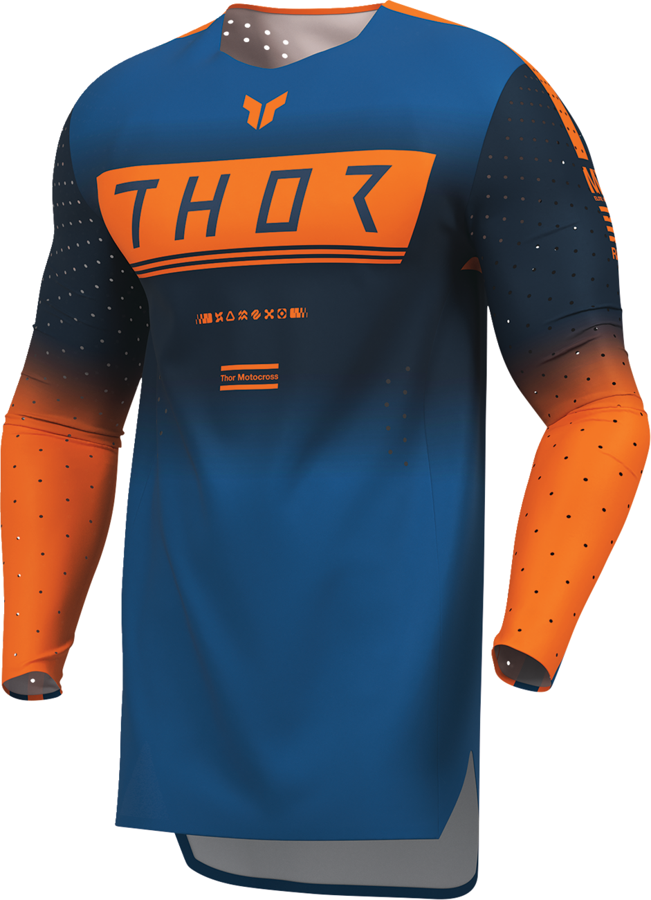 THOR Sportmode Geo Jersey - Midnight/Blue, Medium – Part Number 2910-8753