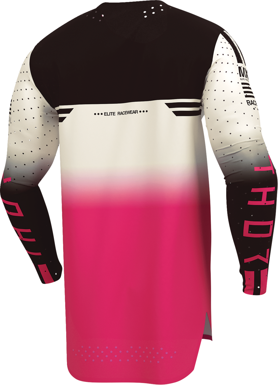 THOR Sportmode Geo Jersey - Vintage White/Pink, Medium – Part No. 2910-8758