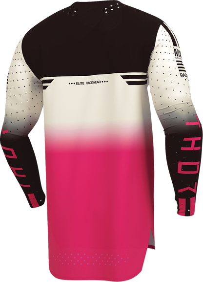 THOR Sportmode Geo Jersey - Vintage White/Pink, Medium – Part No. 2910-8758