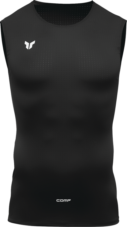 THOR Comp Sleeveless Shirt - Black - XL (Part Number 2940-0489)