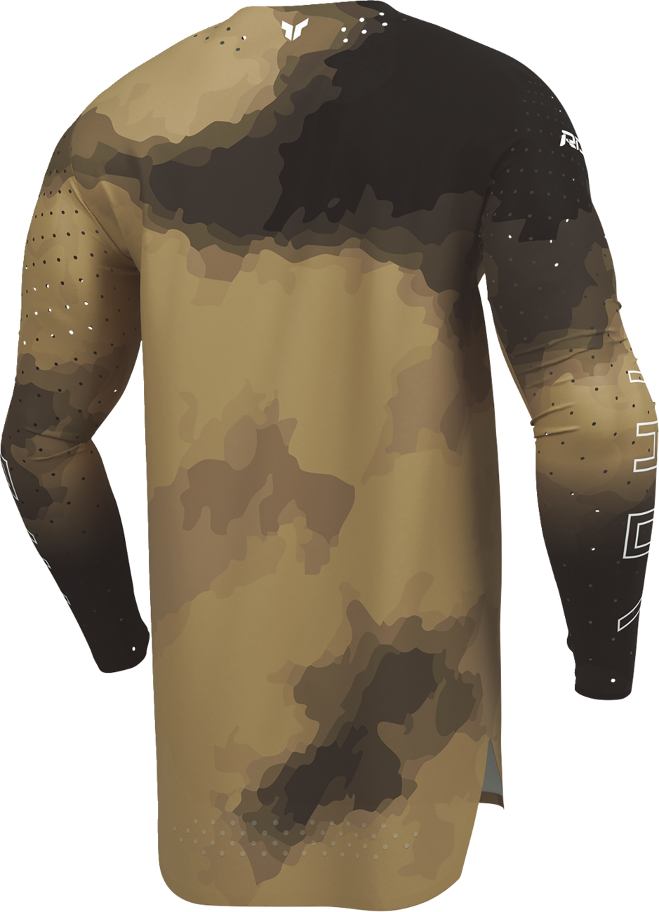 THOR Sportmode Carbon Jersey Black/Copper - Small (Part Number 2910-8737)