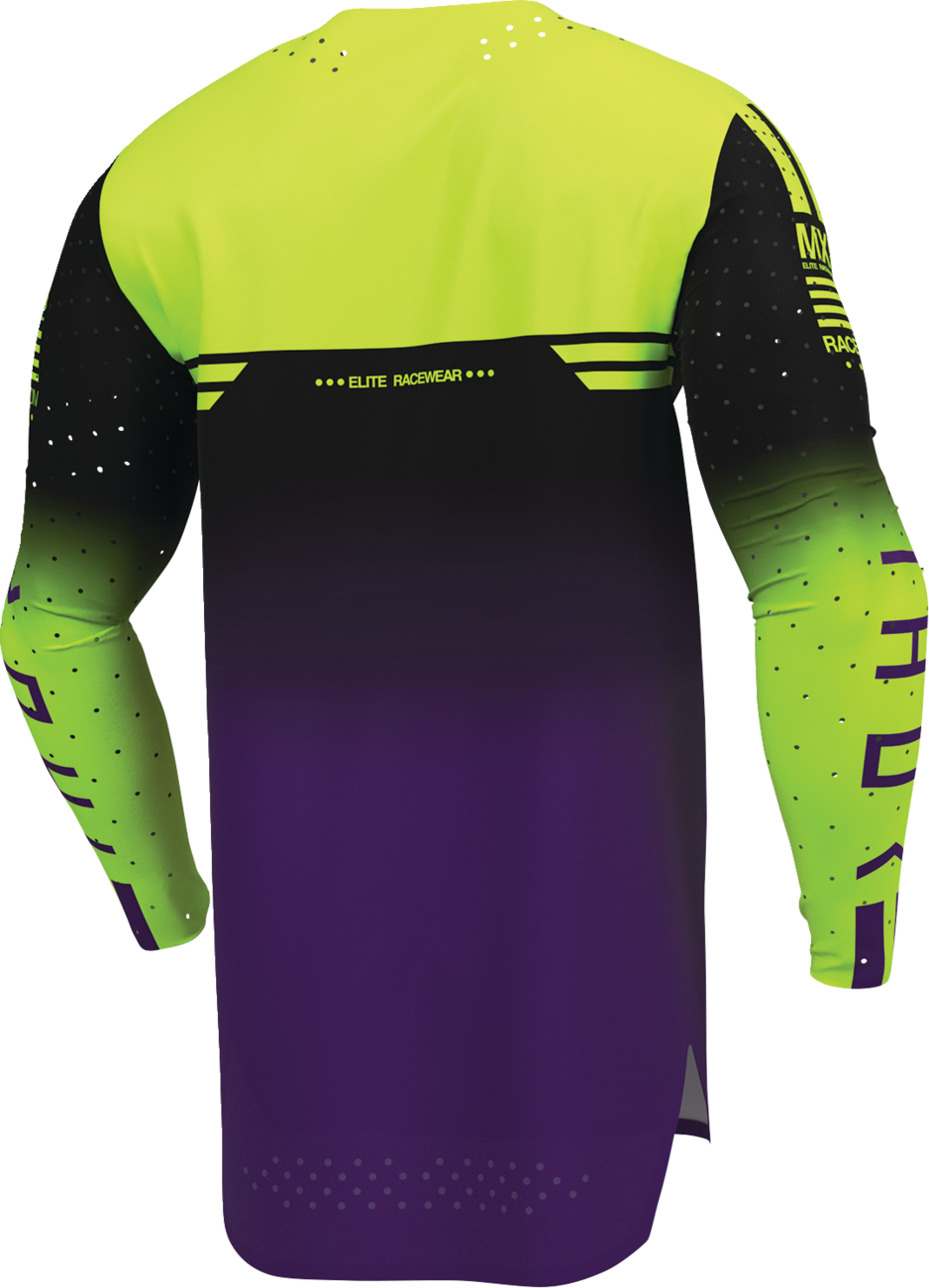 THOR Sportmode Geo Jersey - Black/Purple, Small - Part Number 2910-8742