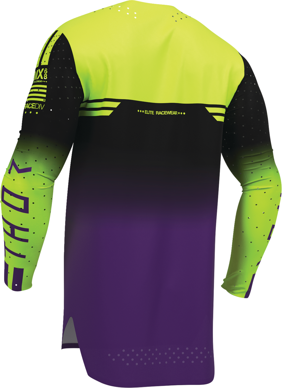 THOR Sportmode Geo Jersey - Black/Purple, Small - Part Number 2910-8742