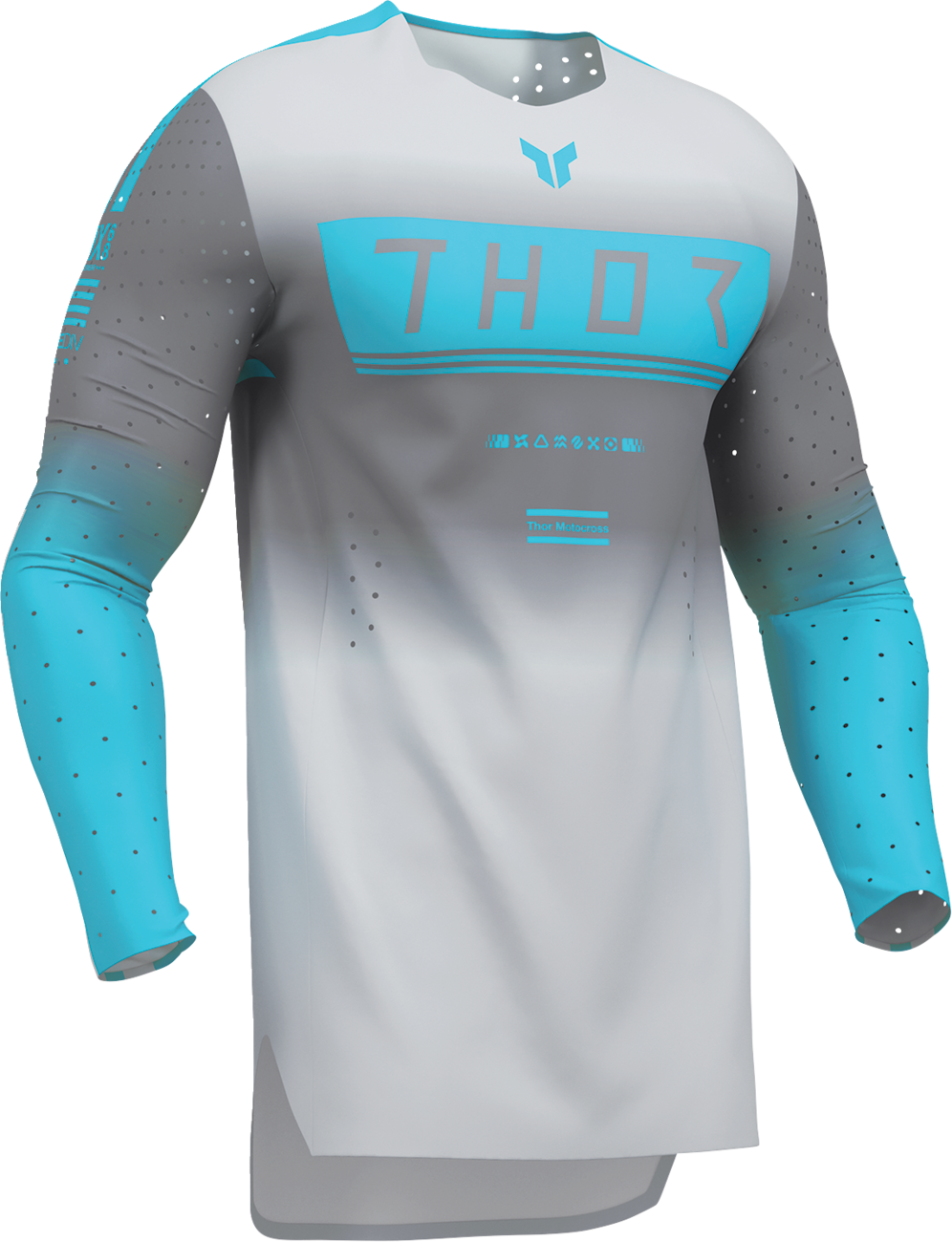 THOR Sportmode Geo Jersey - Charcoal/Gray - Medium by THOR Part Number 2910-8748