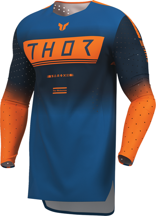 THOR Sportmode Geo Jersey - Midnight/Blue, Large – Part Number 2910-8754