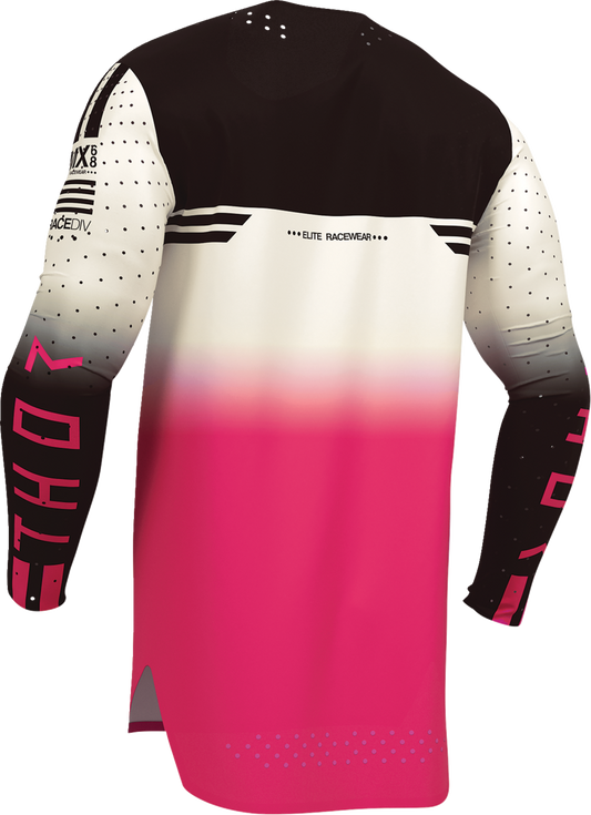 THOR Sportmode Geo Jersey XL by THOR – Vintage White and Pink, Part Number 2910-8760