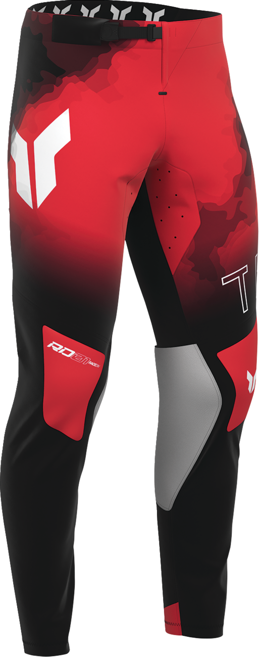 THOR Sportmode Carbon Pants - Black/Red US 30 - Part Number 2901-12771