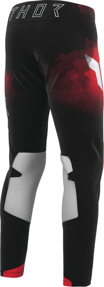 THOR Sportmode Carbon Pants - Black/Red US 30 - Part Number 2901-12771