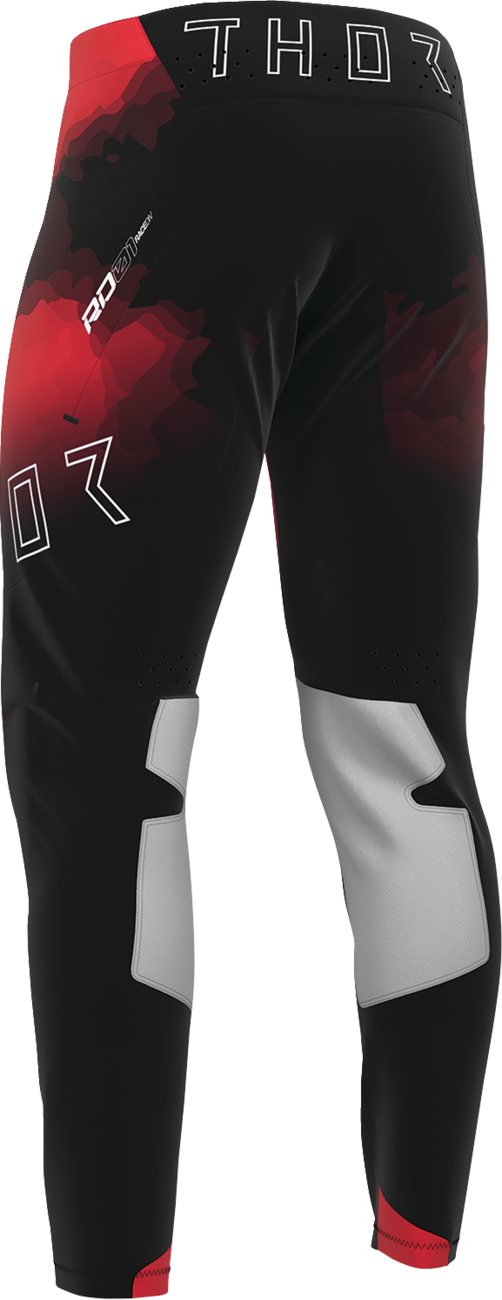 THOR Sportmode Carbon Pants - Black/Red US 30 - Part Number 2901-12771