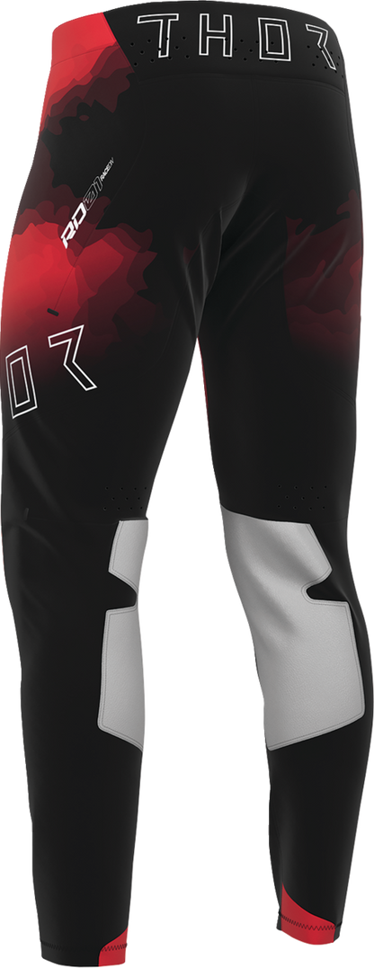 THOR Sportmode Carbon Pants - Black/Red US 30 - Part Number 2901-12771
