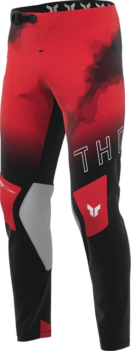 THOR Sportmode Carbon Pants - Black/Red US 30 - Part Number 2901-12771